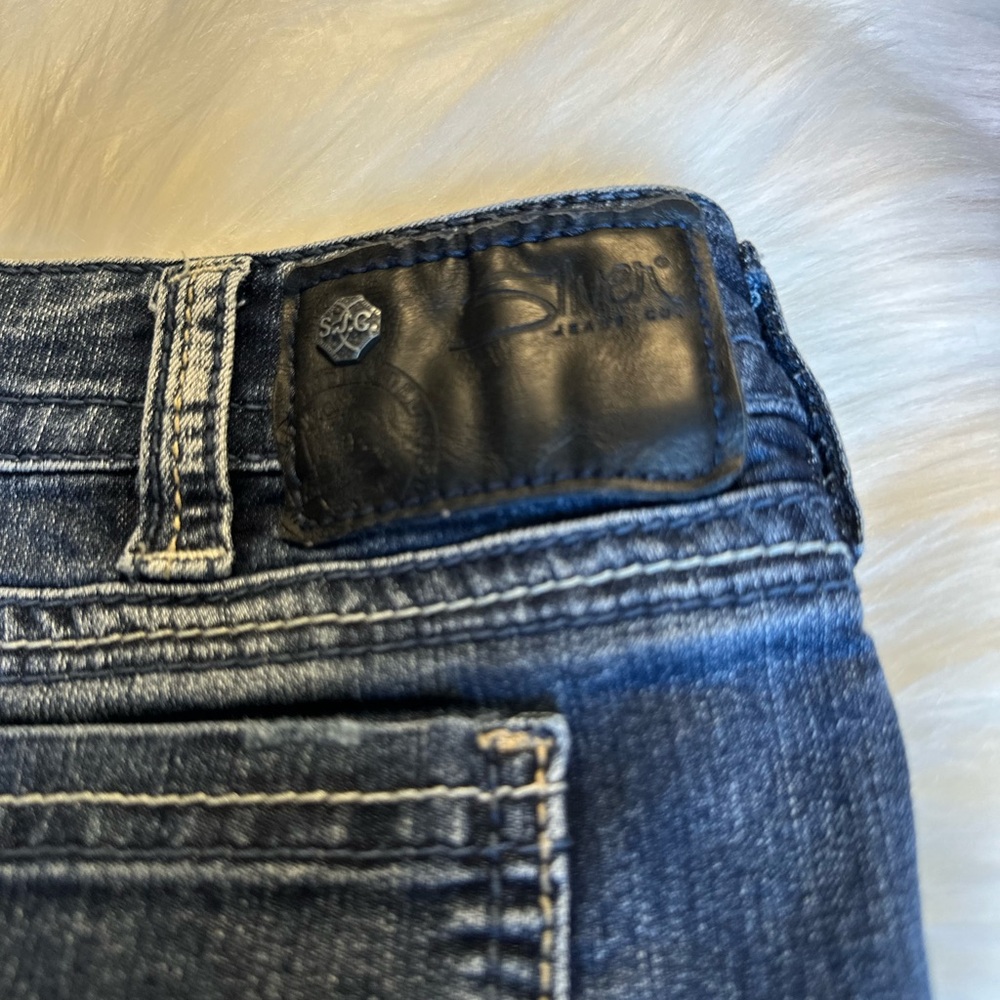 Silver jeans MARTI Y2K low rise denim stretch Shorts size 30 - Picture 5 of 8